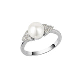 Sterling Silver Grape Pearl Ring